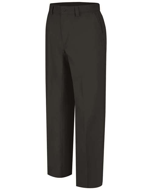Plain Front Work Pants - Black - 30I
