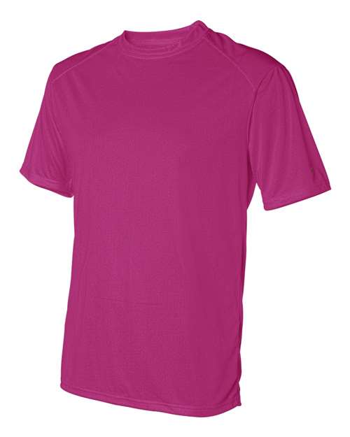Badger B-Core Sport Shoulders T-Shirt 4120 - Hot Pink