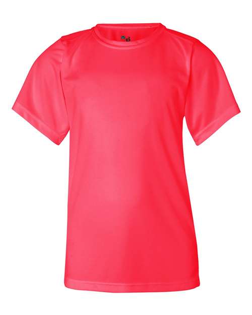 Badger Youth B-Core T-Shirt 2120 - Hot Coral
