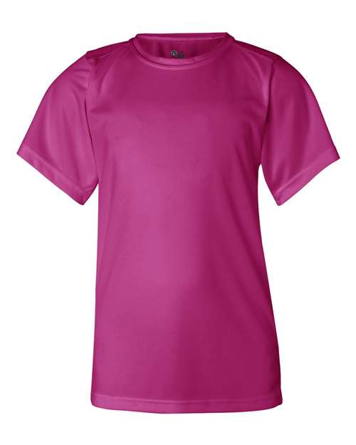 Badger Youth B-Core T-Shirt 2120 - Hot Pink