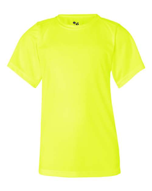Badger Youth B-Core T-Shirt 2120 - Safety Yellow