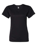 Badger Women’s B-Core V-Neck T-Shirt 4162 - Black