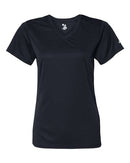 Badger Women’s B-Core V-Neck T-Shirt 4162 - Navy