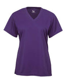 Badger Women’s B-Core V-Neck T-Shirt 4162 - Purple