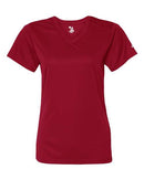Badger Women’s B-Core V-Neck T-Shirt 4162 - Red