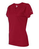 Badger Women’s B-Core V-Neck T-Shirt 4162 - Red