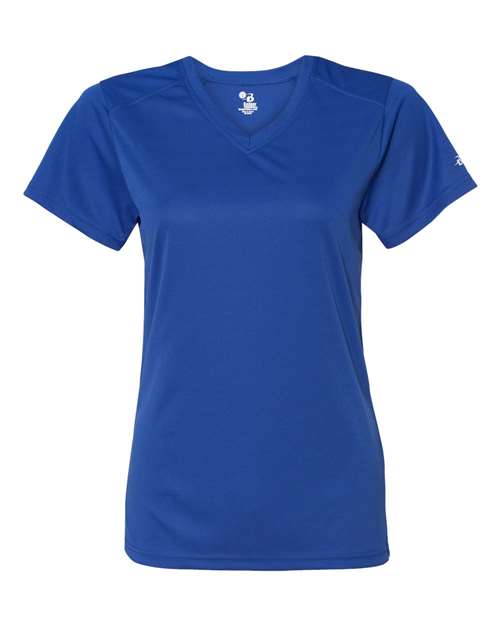 Badger Women’s B-Core V-Neck T-Shirt 4162 - Royal