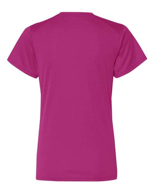 Badger Women’s B-Core V-Neck T-Shirt 4162 - Hot Pink