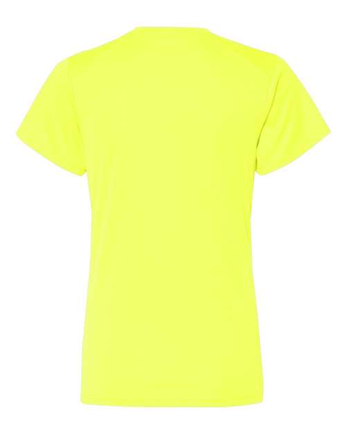 Badger Women’s B-Core V-Neck T-Shirt 4162 - Safety Yellow
