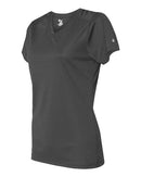 Badger Women’s B-Core V-Neck T-Shirt 4162 - Graphite