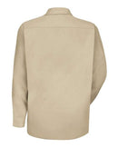 Red Kap Specialized Pocketless Long Sleeve Work Shirt SP16