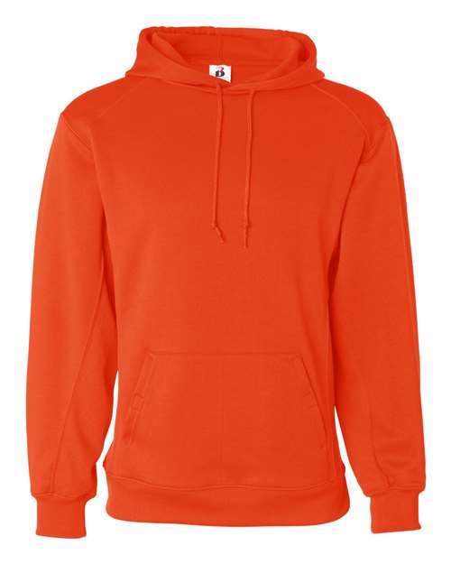 Badger Performance Fleece Hooded Sweatshirt 1454 - Burnt Orange