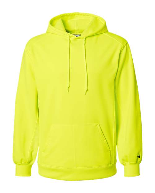 Badger Performance Fleece Hooded Sweatshirt 1454 - Safety Yellow