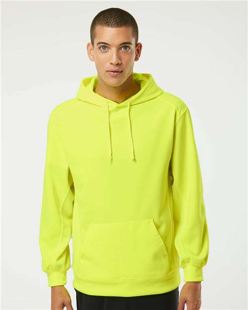 Badger Performance Fleece Hooded Sweatshirt 1454 - Safety Yellow