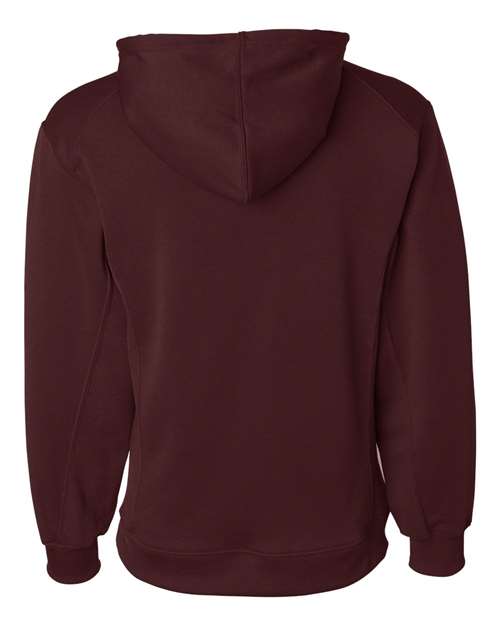 Badger Performance Fleece Hooded Sweatshirt 1454 - Maroon