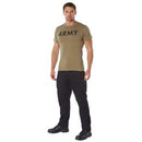 Rothco AR 670-1 Coyote Brown Army Physical Training T-Shirt. Item