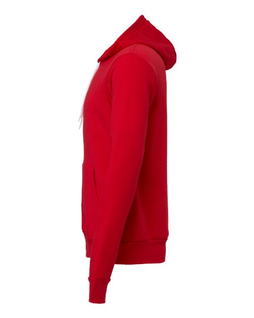 BELLA + CANVAS Sponge Fleece Hoodie 3719 - Red