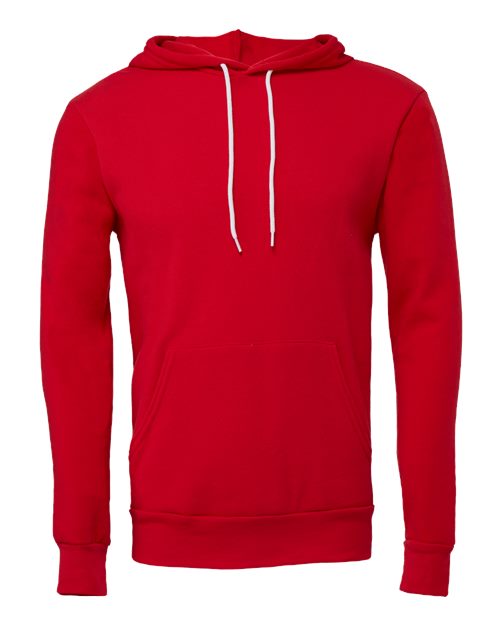 BELLA + CANVAS Sponge Fleece Hoodie 3719 - Red