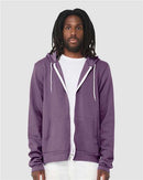 BELLA + CANVAS Sponge Fleece Full-Zip Hoodie 3739 - Heather Team Purple