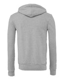 BELLA + CANVAS Sponge Fleece Full-Zip Hoodie 3739 - Athletic Heather
