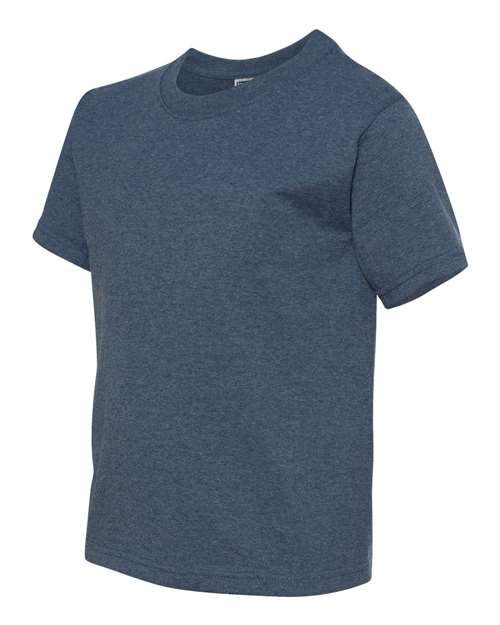 JERZEES Dri-Power® Youth 50/50 T-Shirt 29BR - Vintage Heather Blue