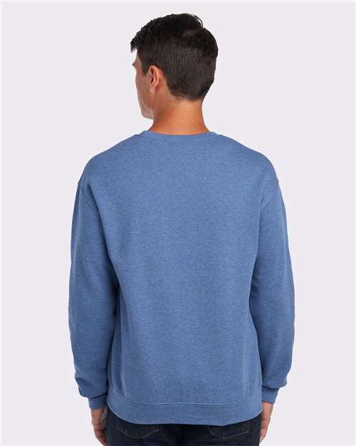 JERZEES NuBlend® Crewneck Sweatshirt 562MR - Vintage Heather Blue