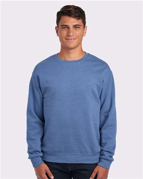 JERZEES NuBlend® Crewneck Sweatshirt 562MR - Vintage Heather Blue