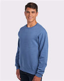 JERZEES NuBlend® Crewneck Sweatshirt 562MR - Vintage Heather Blue