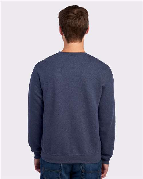 JERZEES NuBlend® Crewneck Sweatshirt 562MR - Vintage Heather Navy
