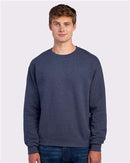 JERZEES NuBlend® Crewneck Sweatshirt 562MR - Vintage Heather Navy