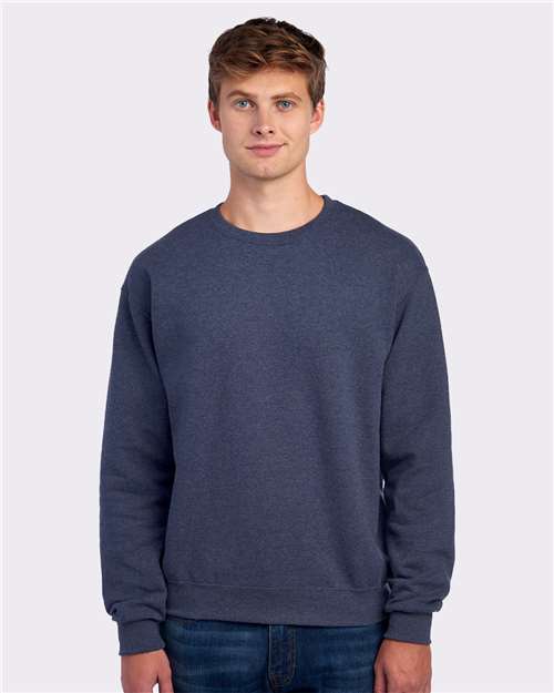 JERZEES NuBlend® Crewneck Sweatshirt 562MR - Vintage Heather Navy