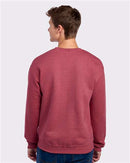 JERZEES NuBlend® Crewneck Sweatshirt 562MR - Vintage Heather Red