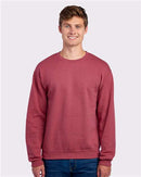 JERZEES NuBlend® Crewneck Sweatshirt 562MR - Vintage Heather Red