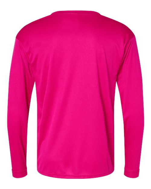 C2 Sport Performance Long Sleeve T-Shirt 5104 - Hot Pink