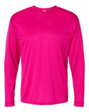 C2 Sport Performance Long Sleeve T-Shirt 5104 - Hot Pink