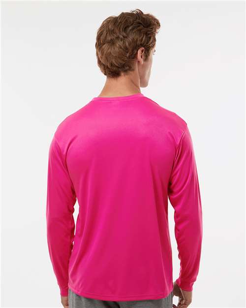 C2 Sport Performance Long Sleeve T-Shirt 5104 - Hot Pink