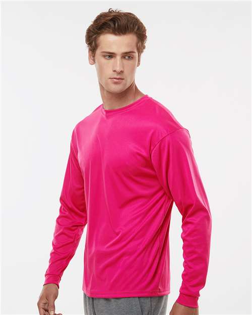 C2 Sport Performance Long Sleeve T-Shirt 5104 - Hot Pink