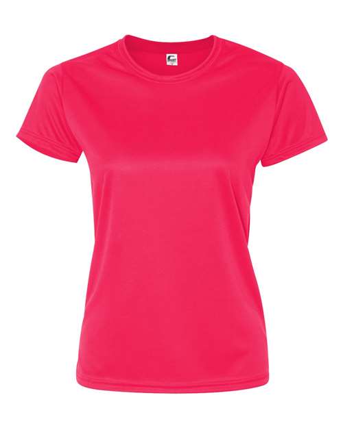 C2 Sport Women’s Performance T-Shirt 5600 - Hot Coral