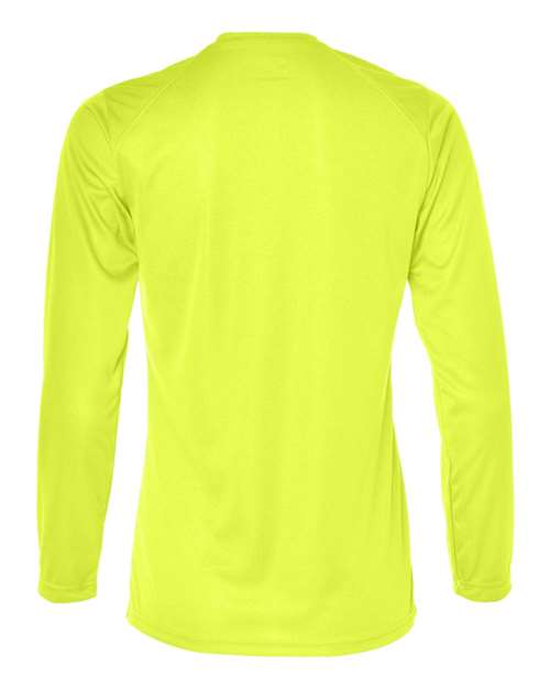 Badger Women's B-Core Long Sleeve T-Shirt 4164 - Safety Yellow