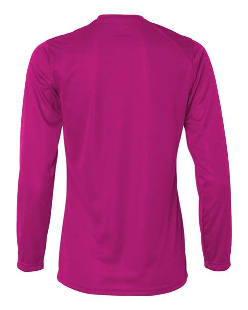 Badger Women's B-Core Long Sleeve T-Shirt 4164 - Hot Pink