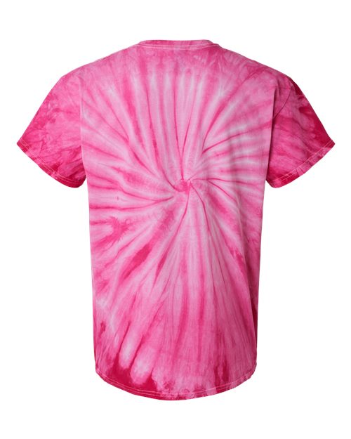 Dyenomite Cyclone Pinwheel Tie-Dyed T-Shirt 200CY - Fuchsia