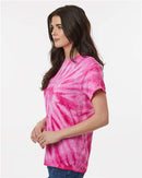 Dyenomite Cyclone Pinwheel Tie-Dyed T-Shirt 200CY - Fuchsia