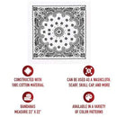 Rothco Trainmen Paisley Bandana - 22" X 22". Item