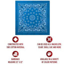 Rothco Trainmen Paisley Bandana - 22" X 22". Item