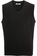 Edwards V Neck Vest Interlock Acrylic [