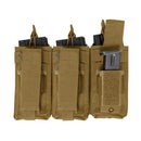 Rothco MOLLE Triple Kangaroo Rifle and Pistol Mag Pouch. Item