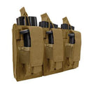 Rothco MOLLE Triple Kangaroo Rifle and Pistol Mag Pouch. Item