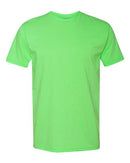 Next Level CVC T-Shirt 6210 - Neon Heather Green