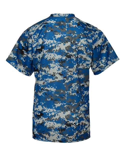 Badger Youth Digital Camo T-Shirt 2180 - Royal Digital