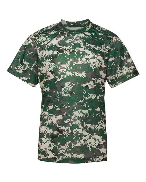 Badger Youth Digital Camo T-Shirt 2180 - Forest Digital